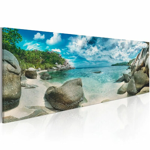 Paris Prix Tableau Imprimé Turquoise Paradise 40 x 120 cm