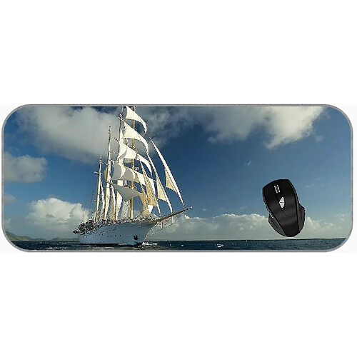 Universal (750x300x3) XXL GAMING Large Mouse Pad Vehicles Boat Baiyun xxl Grand tapis de souris