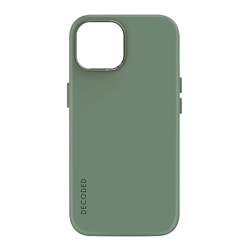 Coque MagSafe pour iPhone 15 Plus Silicone Mat Doux Vert Sauge Decoded