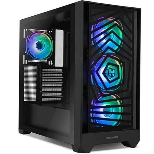 Boîtier ATX semi-tour Nox NXHUMMERPLASMA Noir