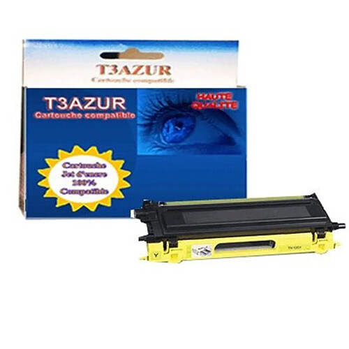 T3AZUR – TN135Y - Toner compatible Brother DCP9040CN / DCP9042CDN / DCP9045CDN Jaune