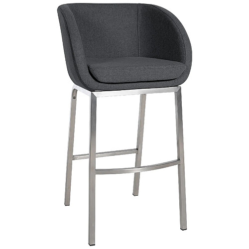 Non Tabouret de bar Rockhill E feutre