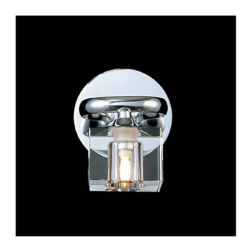 Luminaire Center Applique murale Sisco 1 Ampoule chrome poli