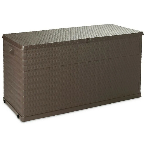 Coffre de Rangement Rattan Marron