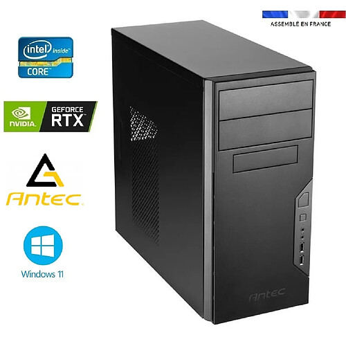 PC intel I7-12700F - RTX 3050 6GO - 32GO Ram - SSD 1To - Antec VSK - Windows 11