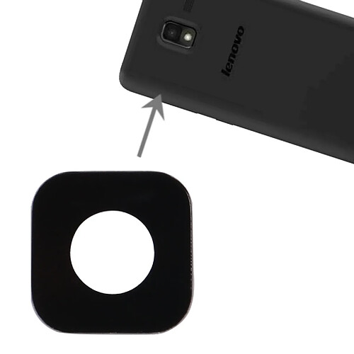 Wewoo Camera pour Lenovo pièce détachée A850 + Lentille de caméra arrière