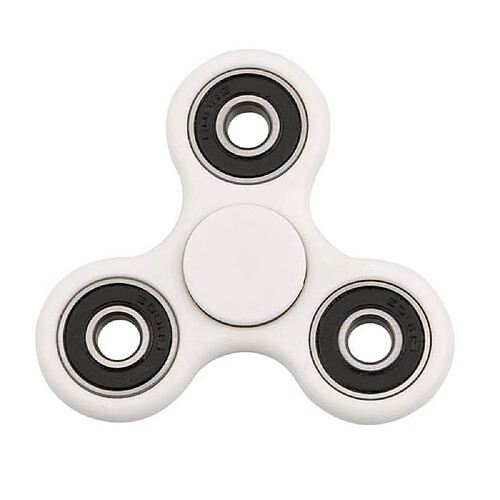 Shopinnov Hand spinner fidget spinner modele blanc