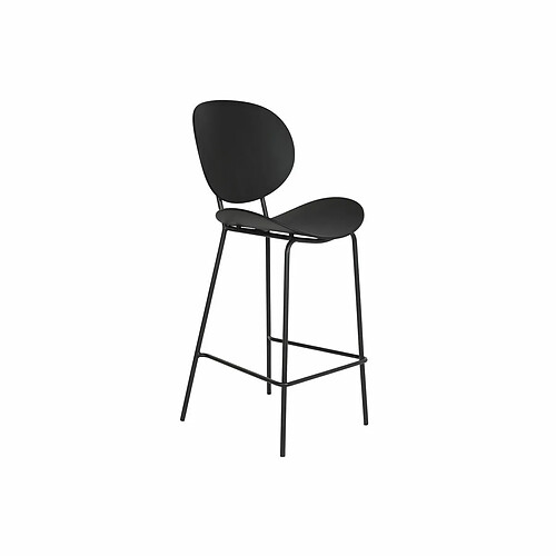 Tabouret DKD Home Decor 52,5 x 49 x 104 cm 50 x 51 x 104 cm Noir Métal polypropylène