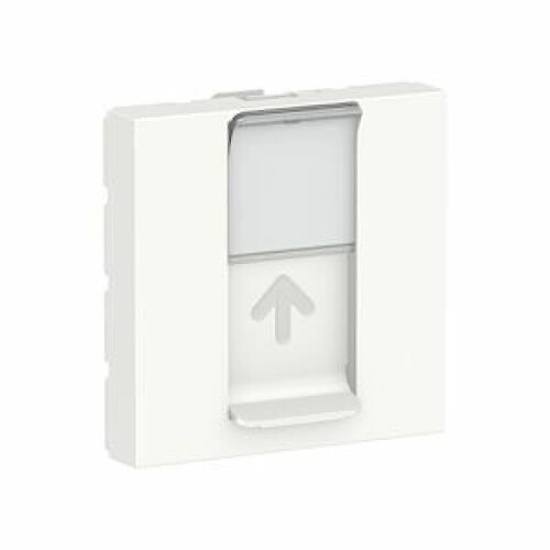 prise rj 45 - 2 modules - keystone / systimax - blanc - schneider electric nu946118