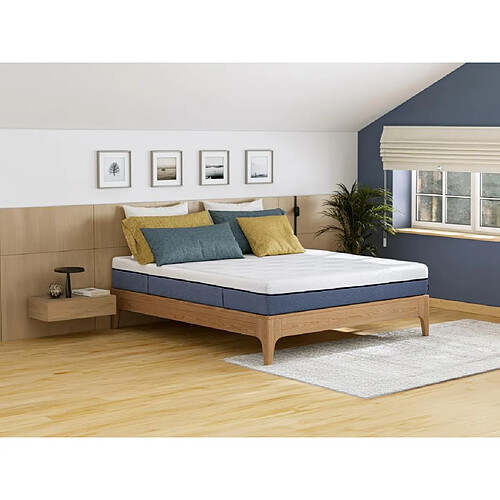 Vente-Unique Matelas 140 x 190 cm ressorts ensachés 7 zones et mémoire de forme ép.24cm - KASUI de YSMÉE