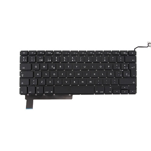 Wewoo Pour Macbook Pro 15 pouces A1286 2009 - 2012 Clavier QWERTY espagnol, pas de rétroéclairage pièce détachée