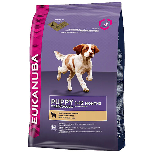 Eukanuba Chien Puppy Junior All Breed Agneau Riz