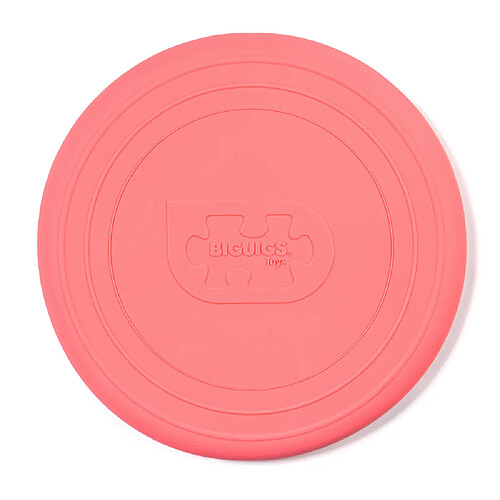 Bigjigs Toys Disque volant en silicone rose