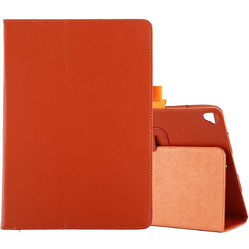 Wewoo Housse Étui Coque Etui à rabat horizontal pour iPad 10.2 / 10.5 texture Litchi avec support Orange