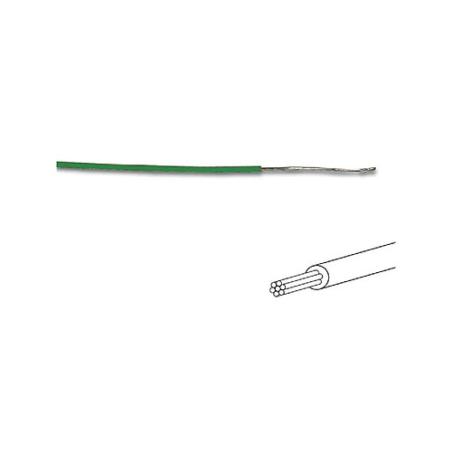 Perel Fil de c,blage - à¸ 1.4 mm - 0.2 mm,² - multibrin - vert