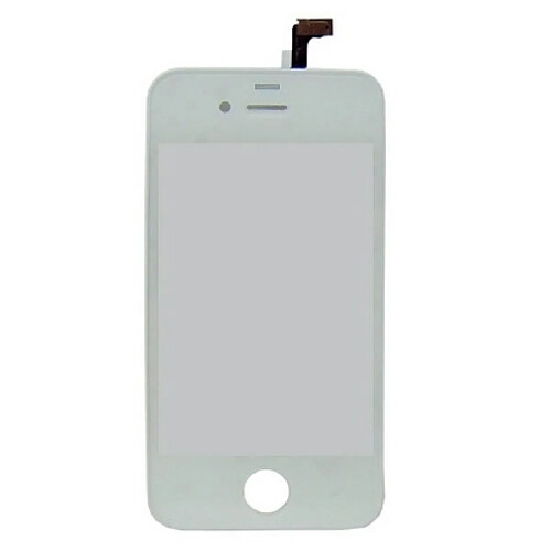 Wewoo Pour iPhone 4 Touch Panel blanc + Cadre LCD pièce détachée 2 en 1