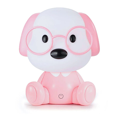 Lampe de bureau Alexandra House Living Rose Plastique 18 x 20 x 15 cm Lunettes Chien