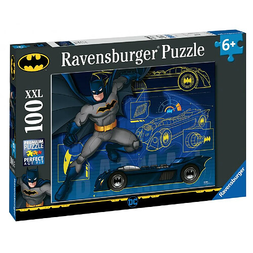 Ravensburger Puzzle 100 p xxl - la batmobile / batman