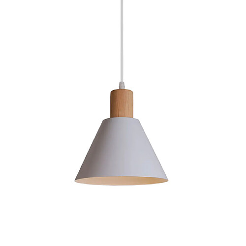 Stoex Suspension Lustre de Style Rétro Lustre Moderne Plafonnier Nordique Minimaliste (Blanche) Pour Luminaires D'Intérieur, Ferme, Café, Bar, Cuisine