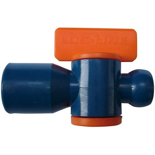 Vanne d'arrêt 2 pièces pour tuyau d'agent réfrigérant 1/4" filetage femelle NPT LOC-LINE 1 PCS