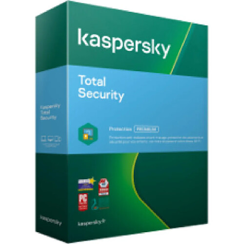 Kaspersky Total Security 2021 - Licence 1 an - 1 appareil