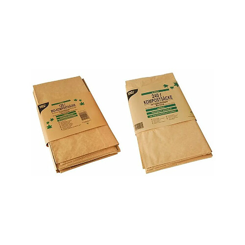 PAPSTAR Sac compostable, 120 litres, brun ()