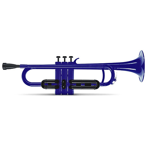 Classic Cantabile MardiBrass trompette Sib en plastique bleue