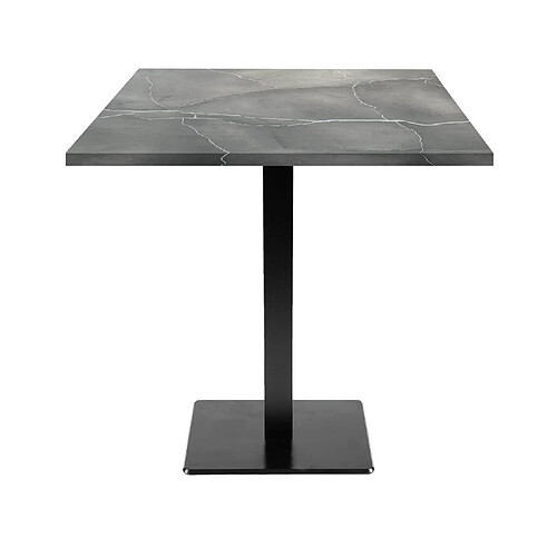 Restootab Table 70x70cm - modèle Milan lune bleue