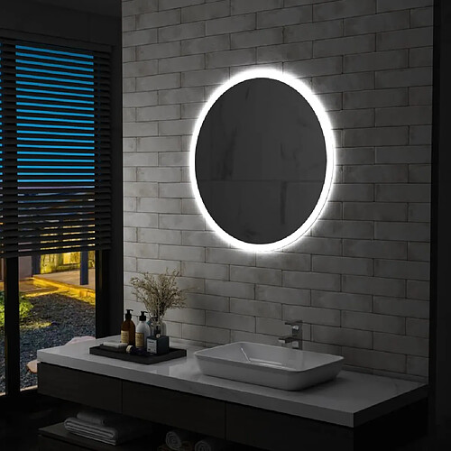 Maison Chic Miroir à LED,Miroir Lumineux LED pour salle de bain 80 cm -MN59500