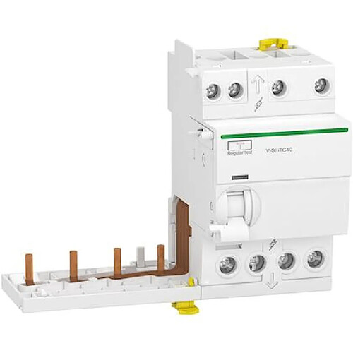 module différentiel vigi - itg40 - tdg - 4 pôles - 40a - 300 ma - type ac - schneider electric a9y13440