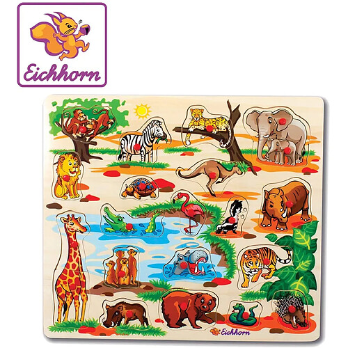 Eichhorn Heros 100005454, Puzzle à Douille, 40 x 35 cm Couleurs Assorties