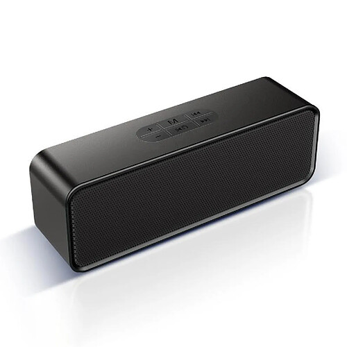 Yonis Enceinte Bluetooth Multifonction: Musique Appels Mains-Libres FM USB AUX