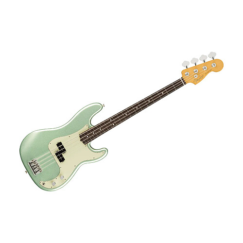 American Professional II Precision Bass RW Mystic Surf Green Fender