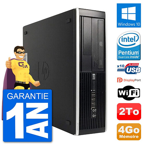 PC HP 8300 Elite SFF Intel G630 RAM 4Go Disque Dur 2To Windows 10 Wifi · Occasion