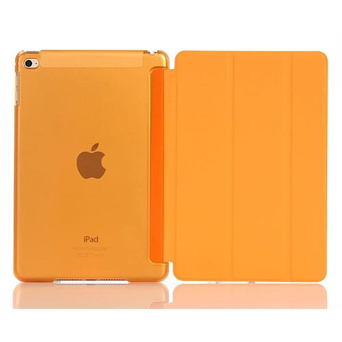 Wewoo Housse Étui Coque Etui à rabat horizontal Pure Color Merge pour iPad Mini 2019 / iPad 4avec support Orange