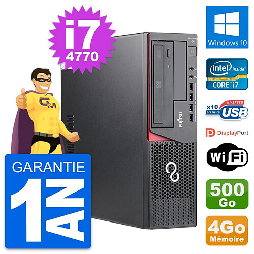 PC Fujitsu Esprimo E720 DT Intel i7-4770 RAM 4Go Disque 500Go Windows 10 Wifi · Occasion