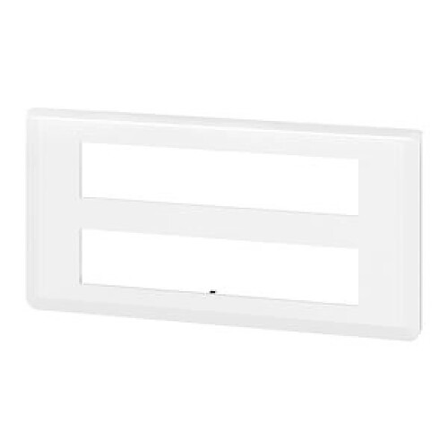 enjoliveur - 2 x 10 modules - blanc - legrand mosaic 078828l