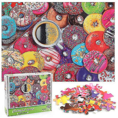 Universal Puzzle donut puzzle, casse-tête pédagogique de décompression, décoration murale 1000 pièces