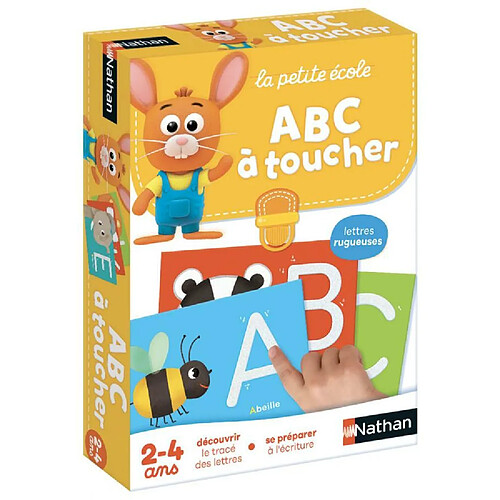 Nathan Abc a toucher - jeu d apprentissage des lettres