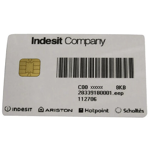 Indesit CARTE DE PROGRAMMATION