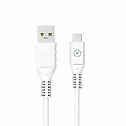 Câble USB-C vers USB Celly 1 m Blanc