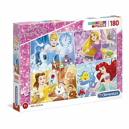 Ludendo Puzzle - Supercolor 180 pièces - Disney Princesses