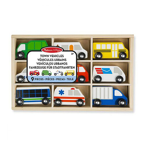 Melissa & Doug Véhicules Urbains en Bois