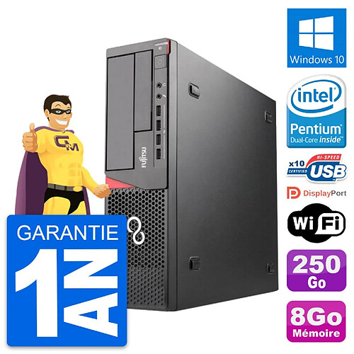 PC Fujitsu Esprimo E720 DT Intel G3220 RAM 8Go Disque Dur 250Go Windows 10 Wifi · Occasion