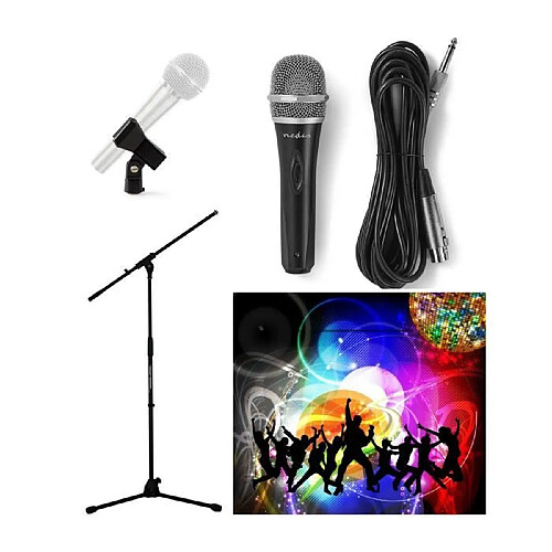 Prodipe Pied de Microphone professionnel télescopique avec PERCHE potence + fixation support Micro + MICRO DYNAMIQUE HQ