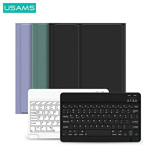 usams etui winro z klawiatura ipad 9.7" fioletowe etui-biala klawiatura/violet cover-blanc keyboard ipo97yrxx03 (us-bh642)