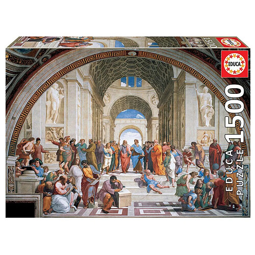 Educa Borras Puzzle 1500 pcs - Ecole Athenes , Raphael