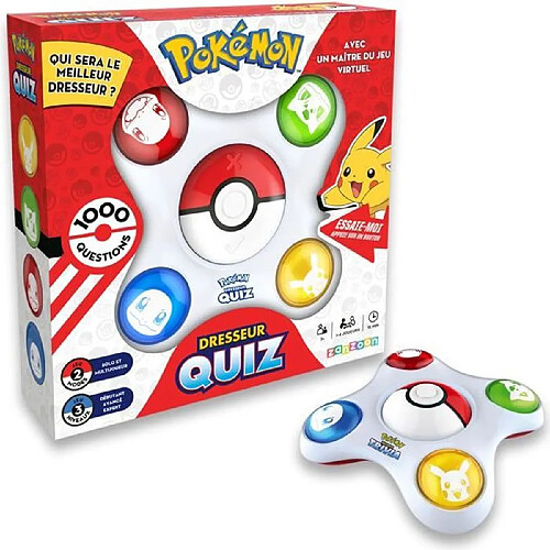 BANDAI Pokémon Dresseur Quiz Jeu électronique interactif - Parle français