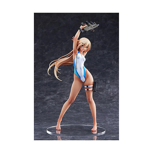 Amakuni Arms Note - Statuette 1/7 Kouhai-chan of the Swim Club Blue Line Swimsuit Ver. 29 cm