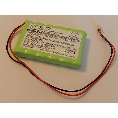 vhbw Batterie compatible avec Ademco 781410403291, C8-B33, K5109, Lynx système d'alarme (1500mAh, 7,2V, NiMH)